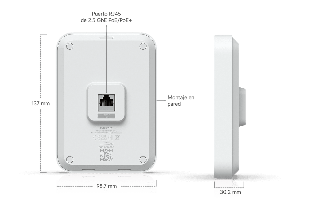 Punto de acceso Wi-Fi 7 In-Wall