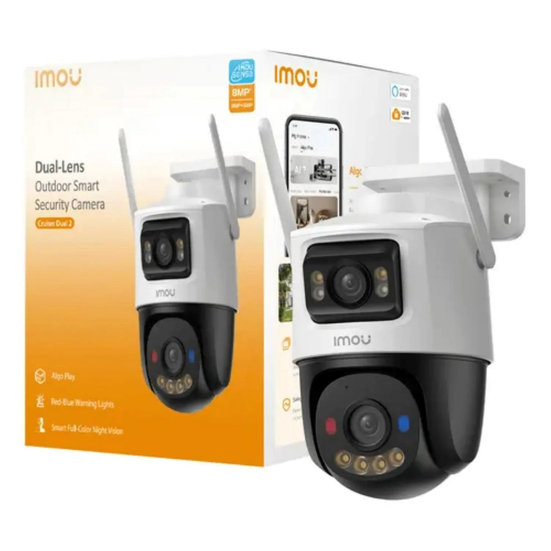 Cámara de Exterior IMOU Cruiser Dual 2 Pro 8MP