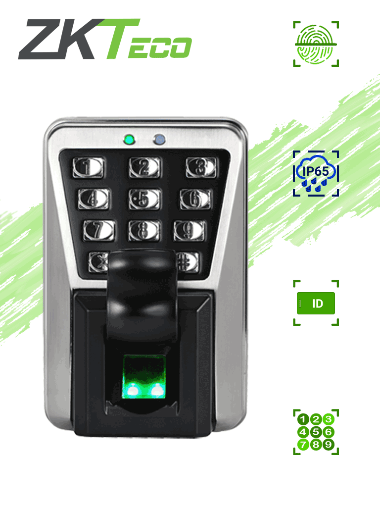 ZKTECO MA500 Control de Acceso Industrial con Lector de Huella y Tarjeta