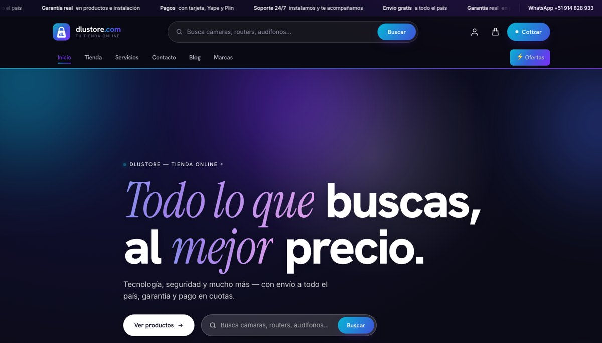 D'Lu Store — tienda online